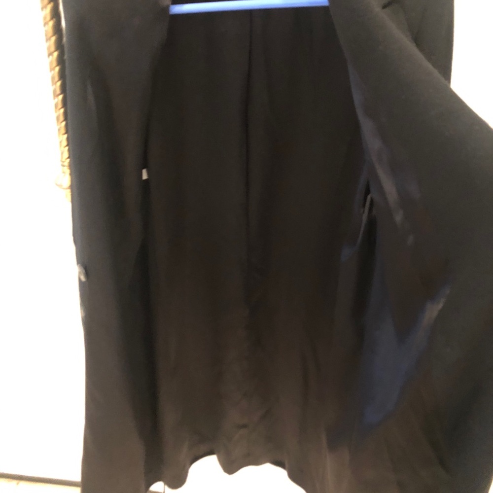 Women’s 💯% CASHMERE Coat in black size 14.🧥 - Picture 4 of 5